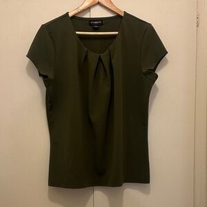 Liz Claiborne Olive Green Blouse